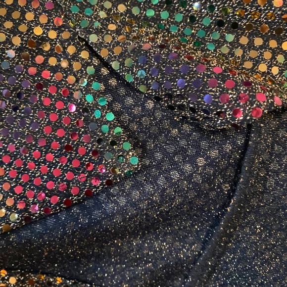 Vintage disco sparkly top. Fits like a M/L - Picture 16 of 16